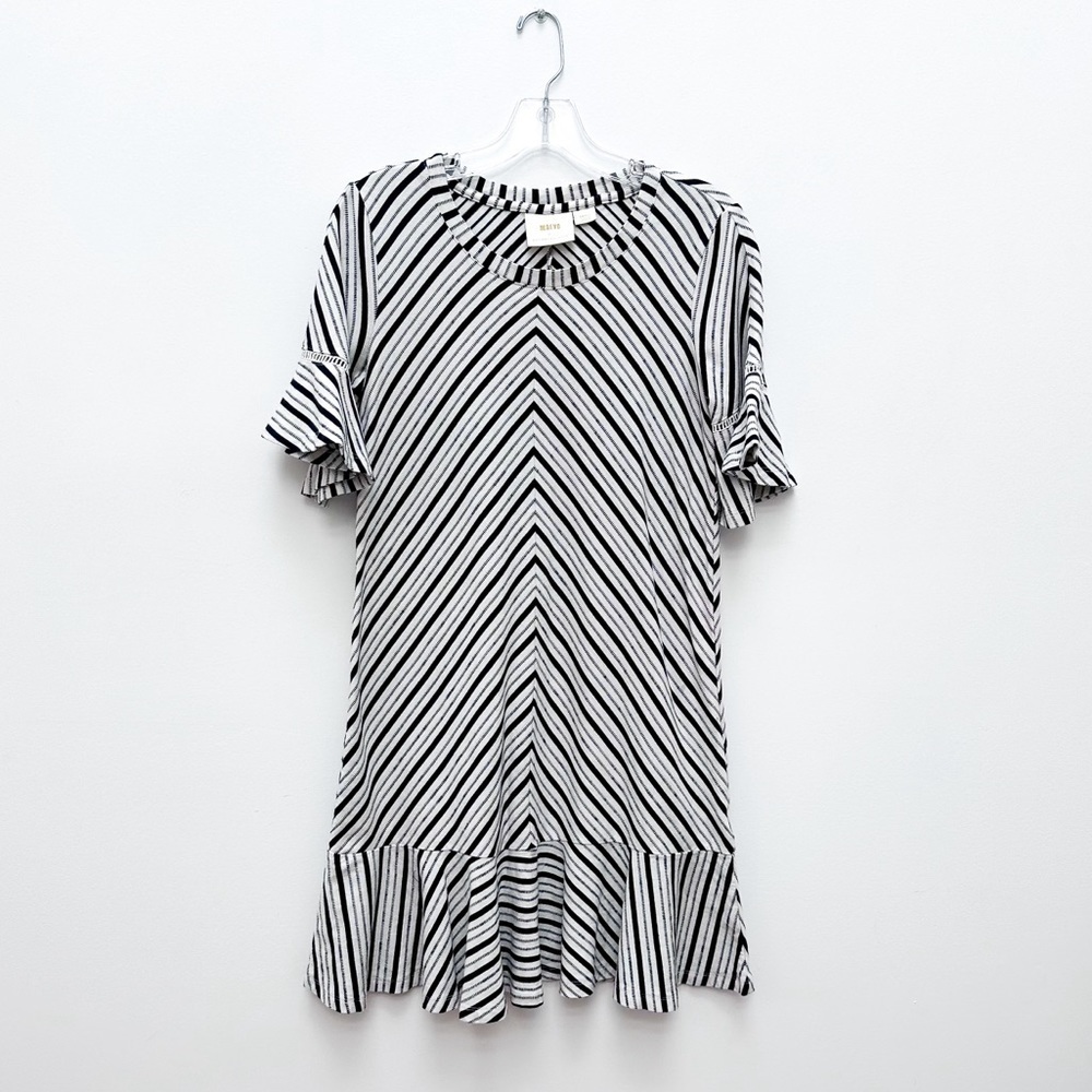 Anthropologie Striped Tunic Mini Dress - Picture 2 of 11